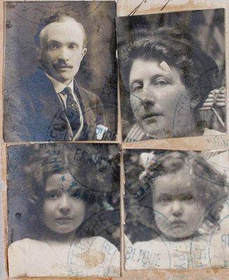Victor Frisch et sa famille à Garaison (1915) - ADHP, 9 R 105