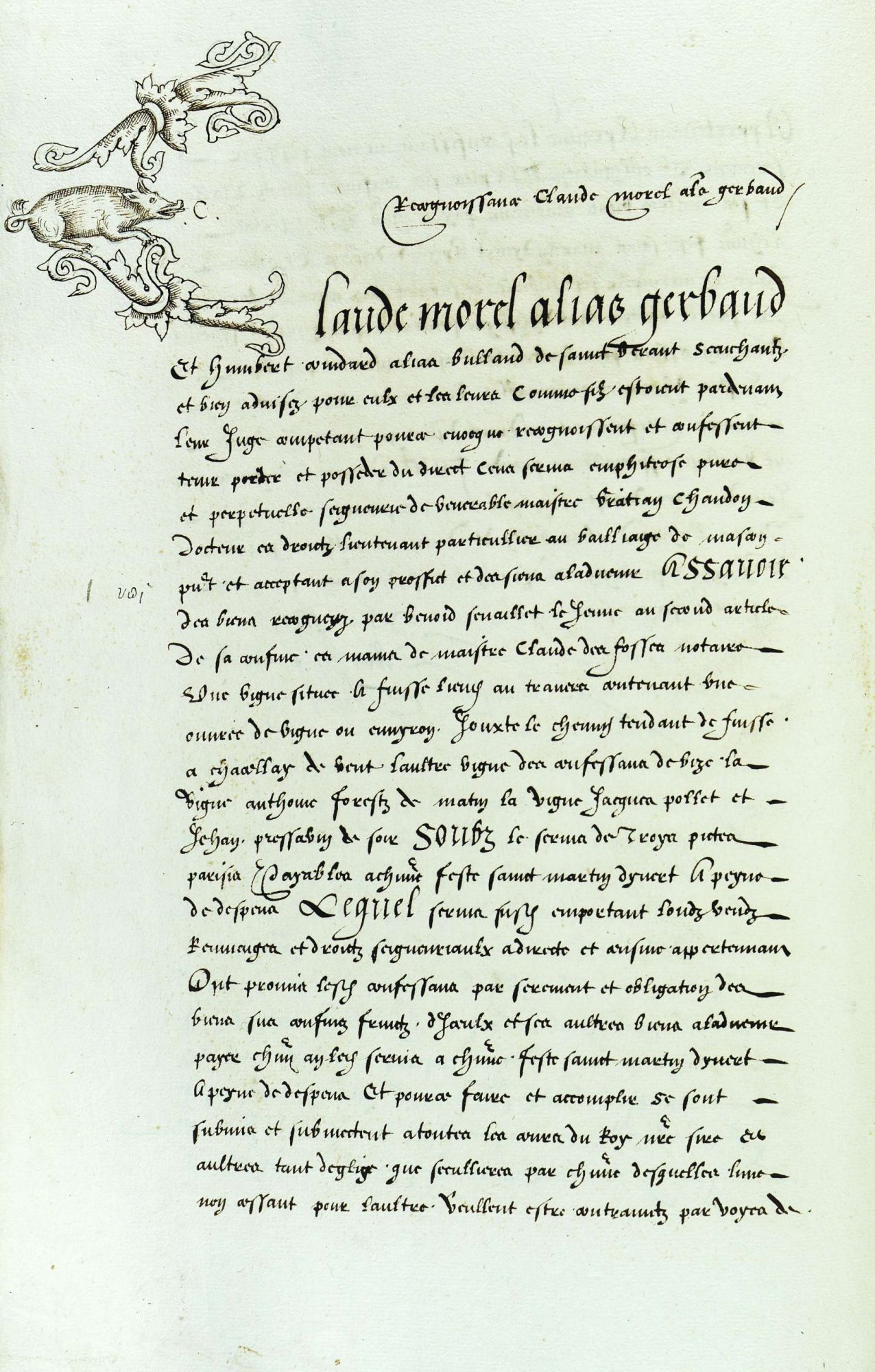 Lettre C (E 159).