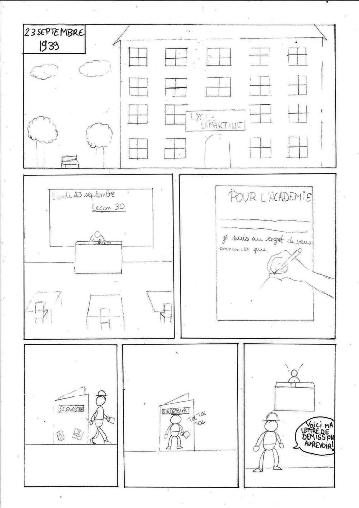 BD Franck Sequestra et la Resistance - 1ère page