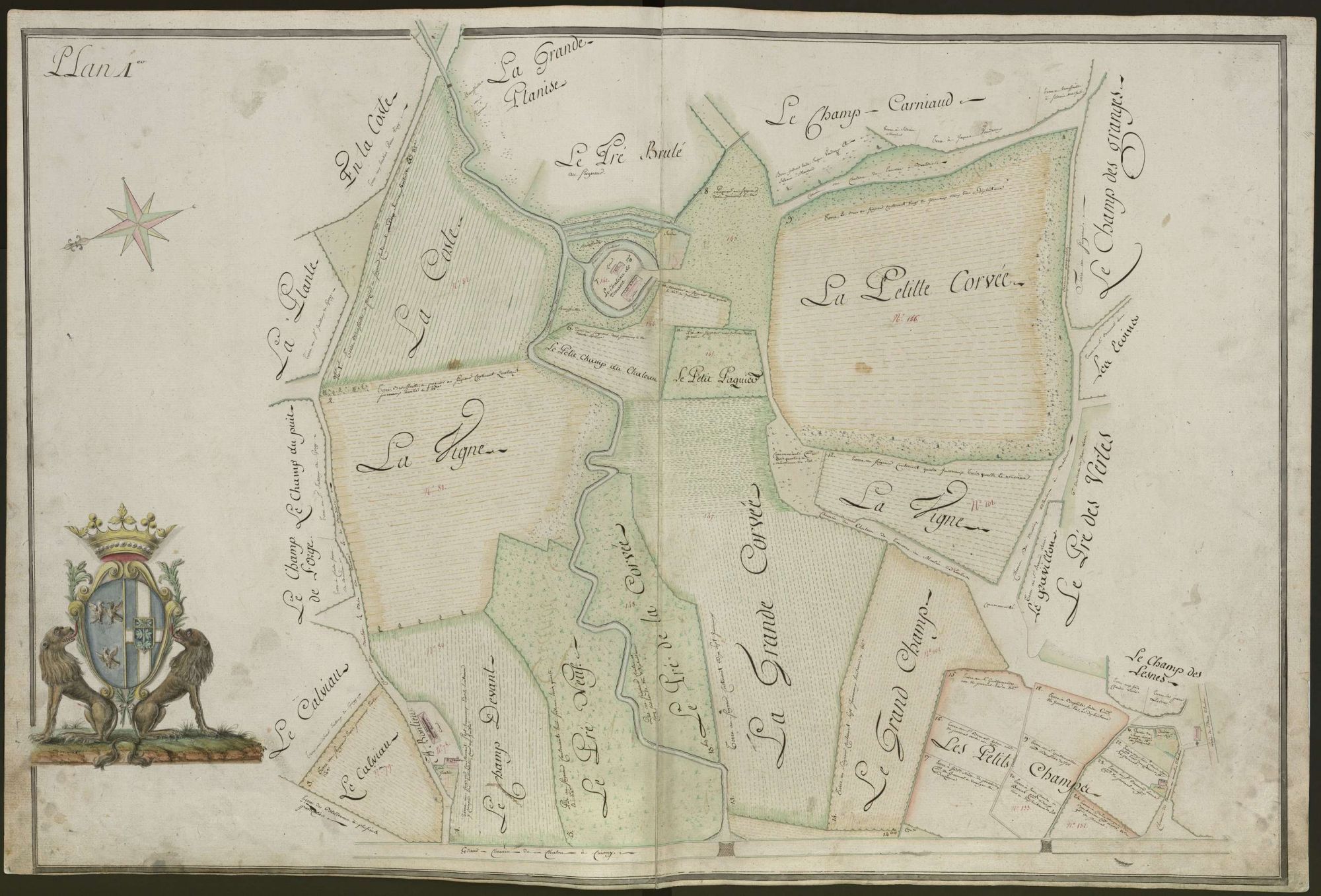 Plans antérieurs au cadastre (J 974)