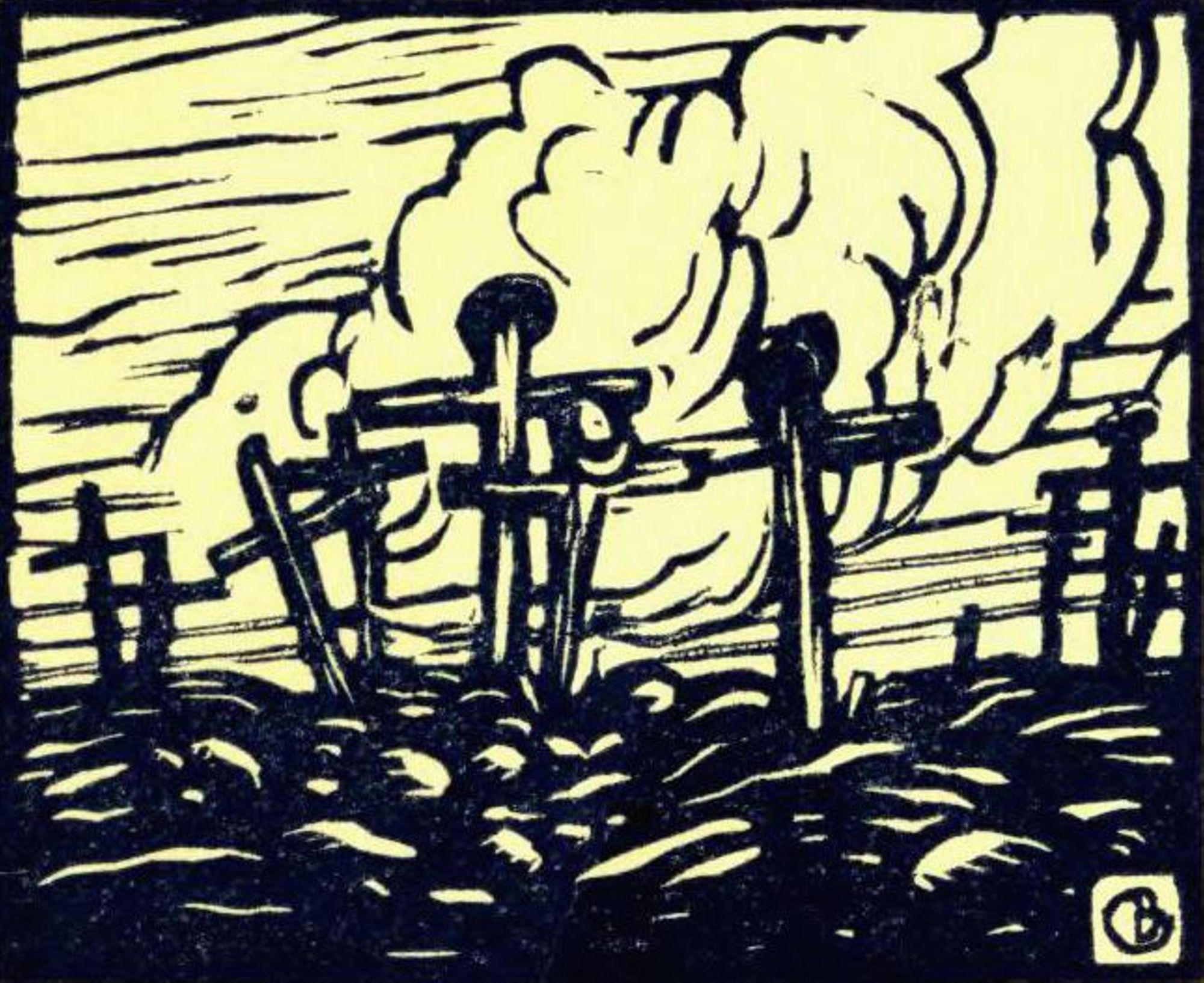 Illustration de couverture des Croix de bois