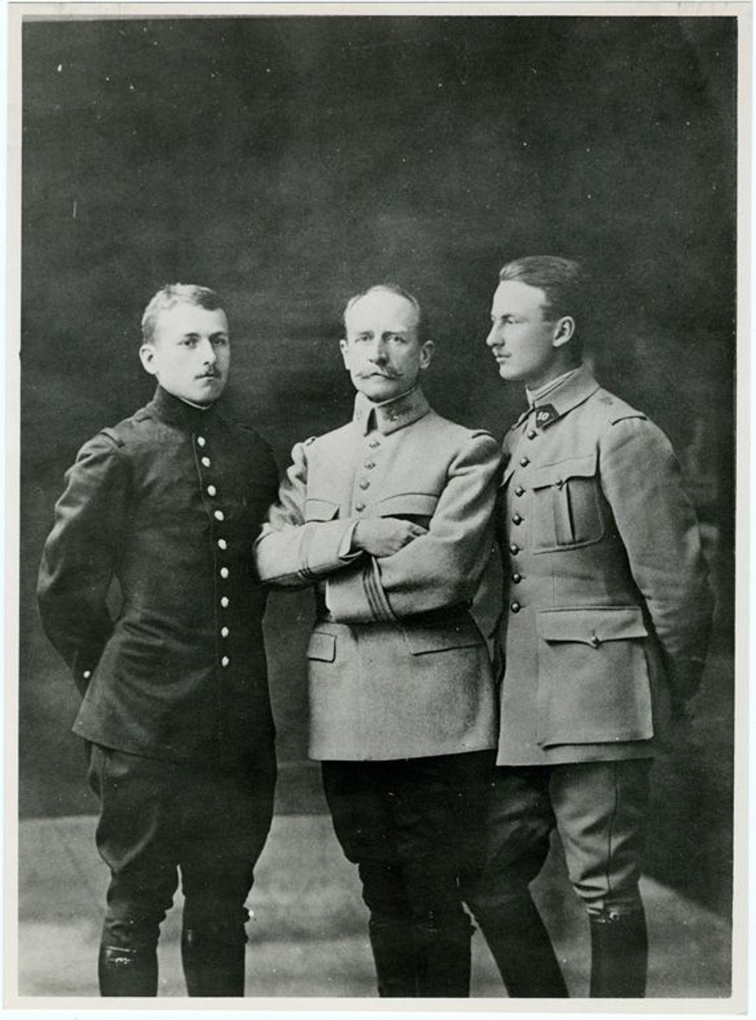 Eugène II et ses deux fils aînés