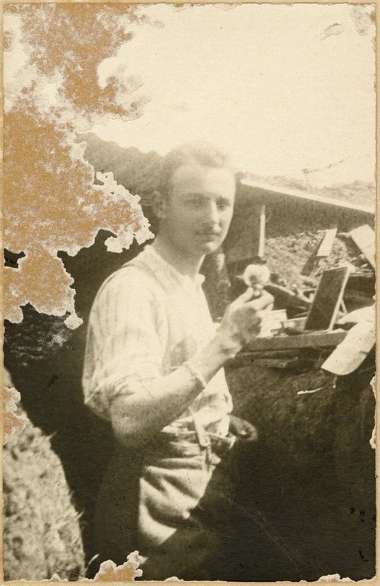 Henri-Paul Schneider au front. CUCM, dépôt C. Schneider à l'Ecomusée Creusot-Montceau.