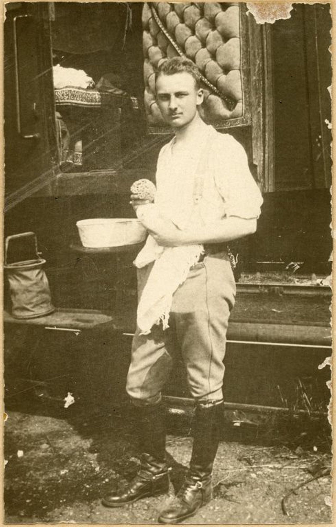 Henri-Paul Schneider au front. CUCM, dépôt C. Schneider à l'Ecomusée Creusot-Montceau.