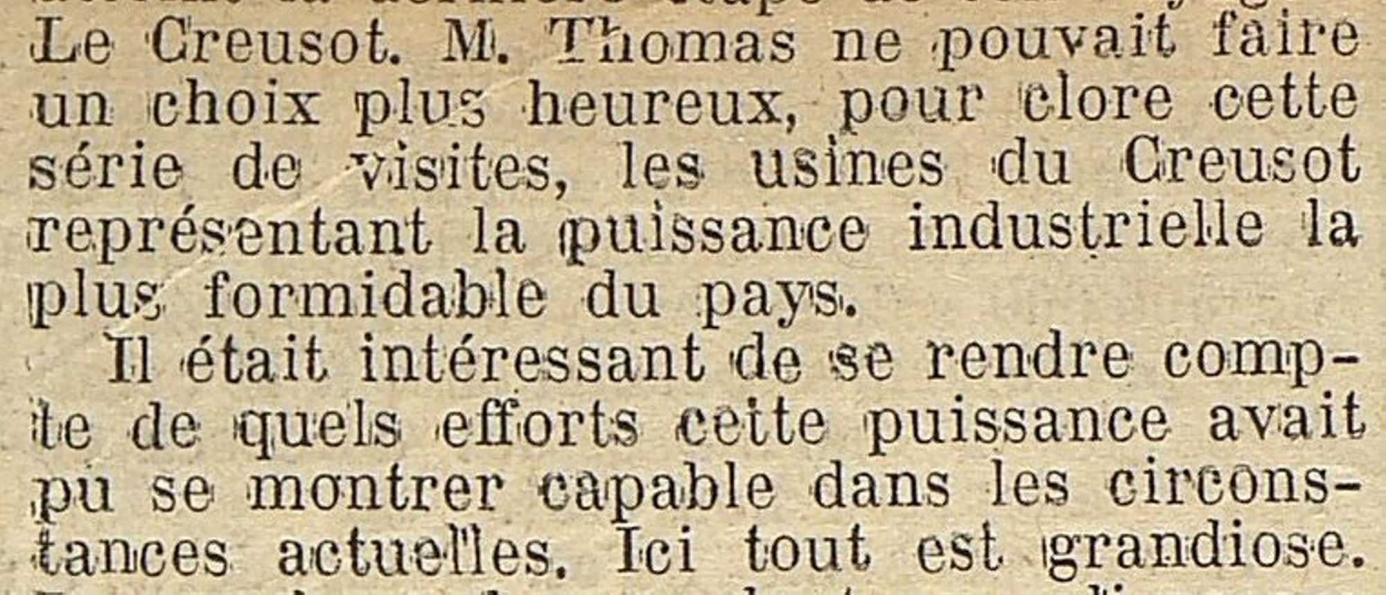 Une visite de journalistes