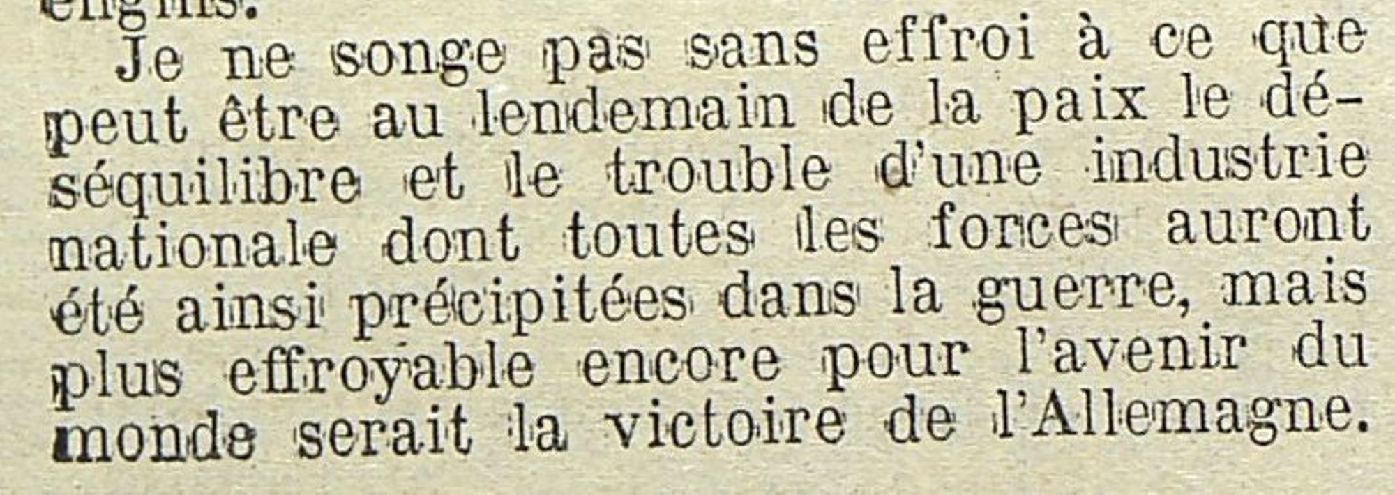 Albert Thomas, Le Progrès de Saône-et-Loire, 21 octobre 1916. ADSL PR 97/79