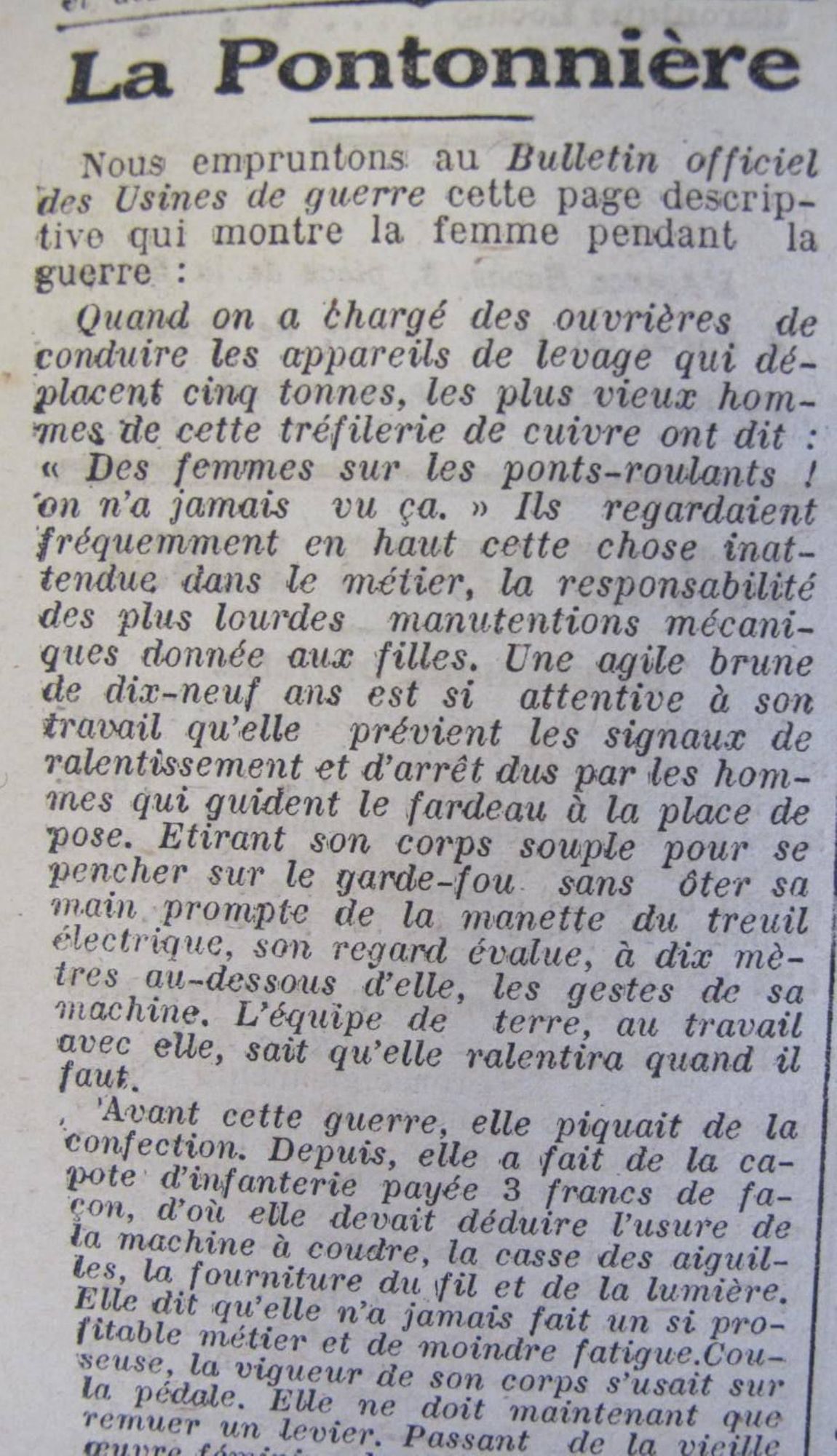 Le Progrès de Saône-et-Loire, 7 mars 1917. ADSL PR 97/80