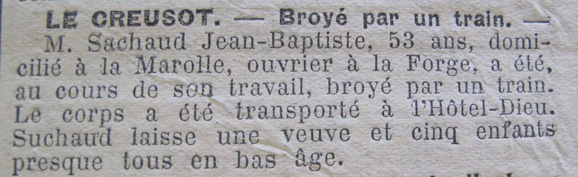 Le Progrès de Saône-et-Loire, 9 août 1915. ADSL PR 97/77