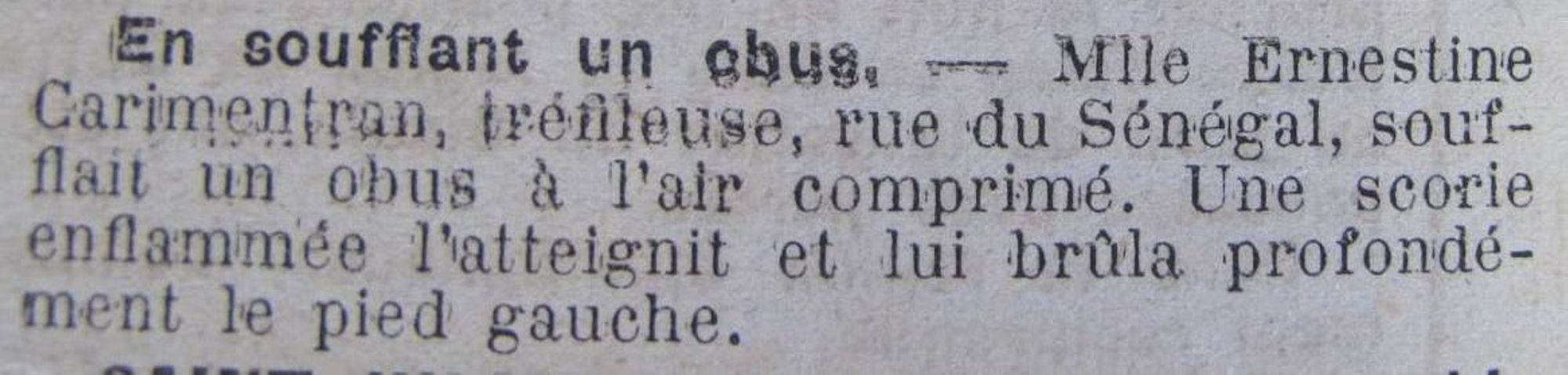 Le Progrès de Saône-et-Loire, 1er mars 1917. ADSL PR 97/80