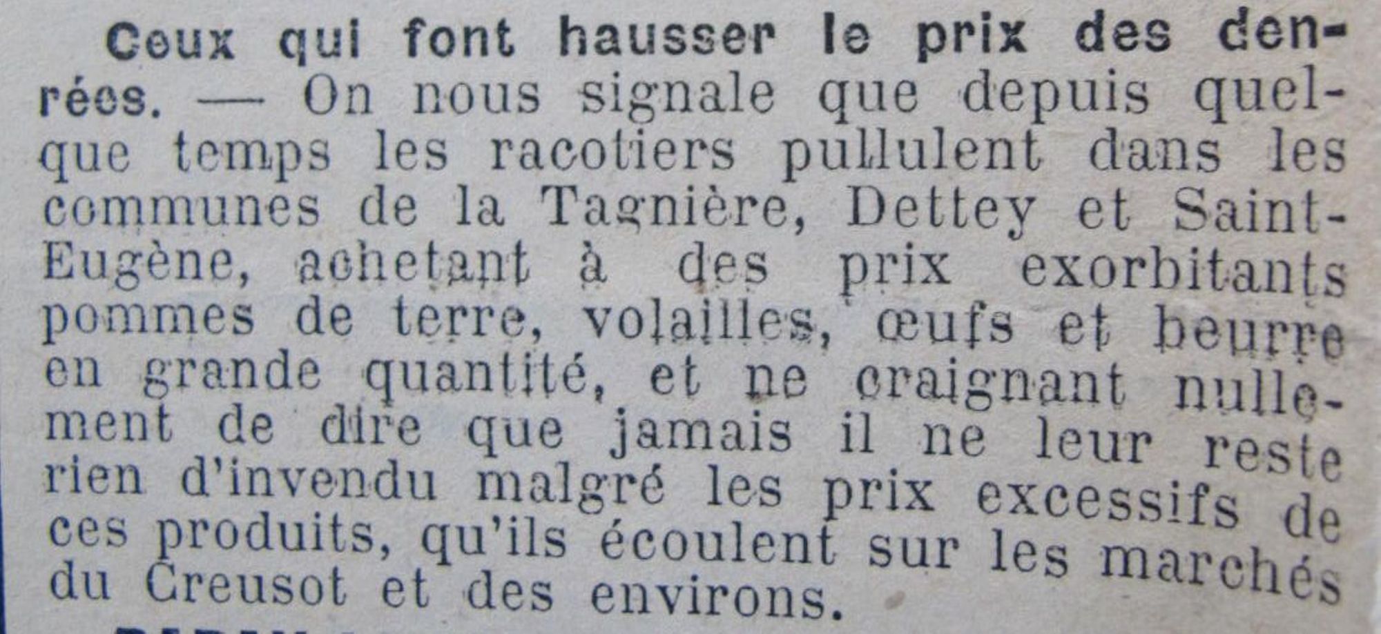Le Progrès de Saône-et-Loire, 13 octobre 1916. ADSL PR 97/79