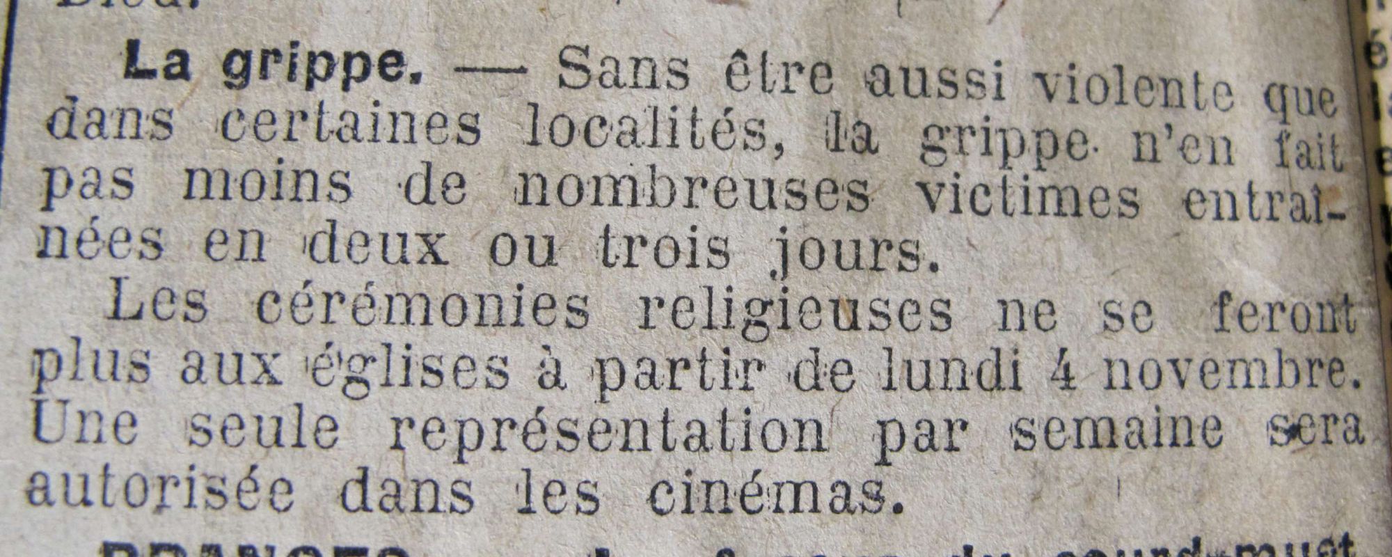 Le Progrès de Saône-et-Loire, 6 novembre 1918. ADSL PR 97/83