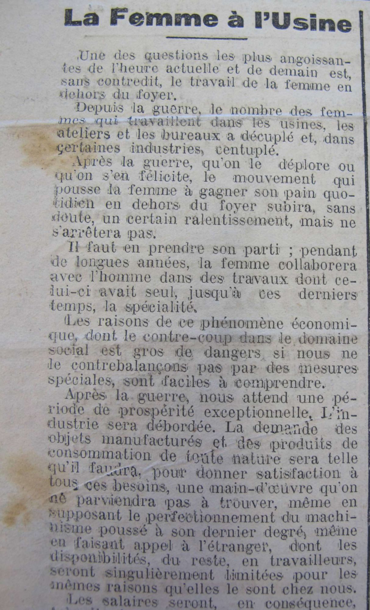 Le Progrès de Saône-et-Loire, 7 novembre 1917. ADSL PR 97/81
