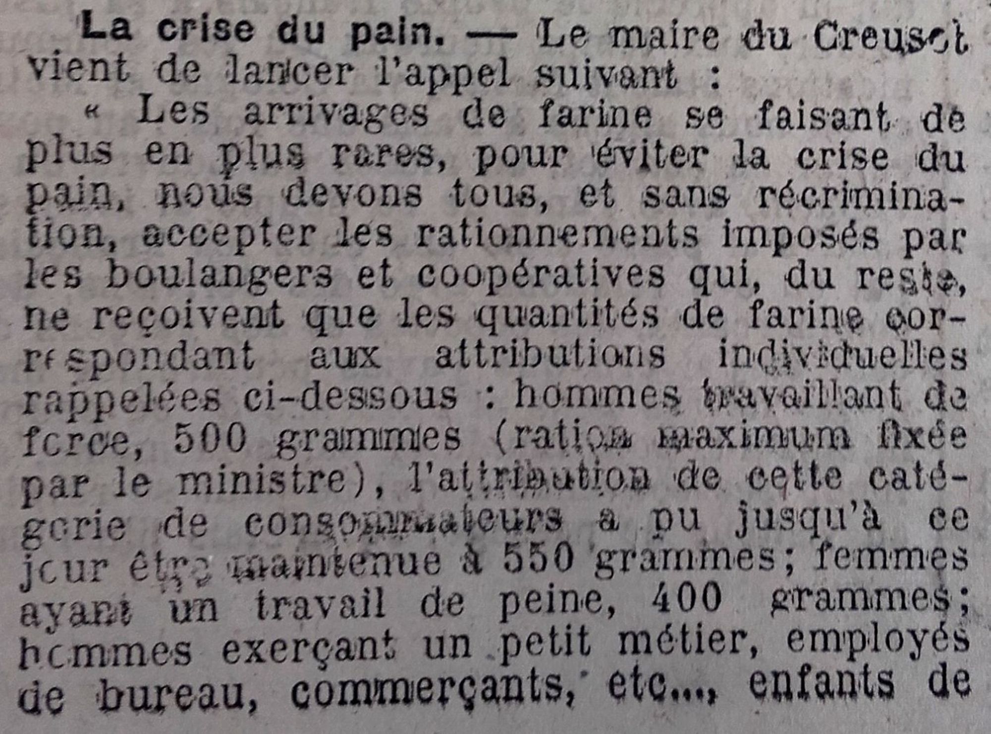 Le Progrès de Saône-et-Loire, 24 avril 1918, page 1/2. ADSL, PR 97/82