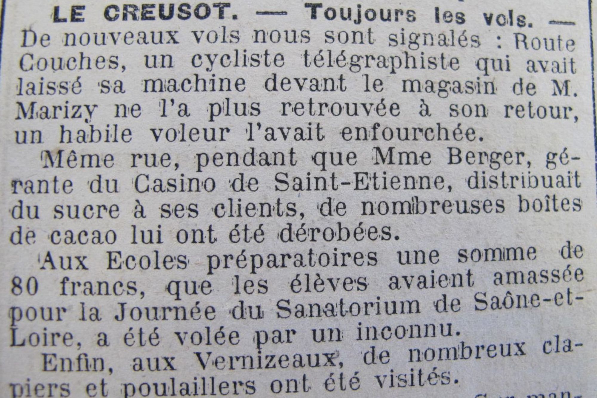 Le Progrès de Saône-et-Loire, 8 mars 1917. ADSL PR 97/80
